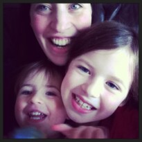 A working Mum with her children
